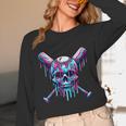 Halloween Baseball Skull Drip Baseball Lifestyle Boy Men Unisex Long Sleeve T-Shirt Halloween Baseball Skull Drip Baseball Lifestyle Boy Men Unisex Long Sleeve T-Shirt