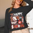 Happy 100 Days Of School Baseball Football PE Teacher Unisex Long Sleeve T-Shirt Happy 100 Days Of School Baseball Football PE Teacher Unisex Long Sleeve T-Shirt