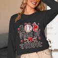 Happy 100 Days Of School Baseball Girls Coquette Bow Teacher Unisex Long Sleeve T-Shirt Happy 100 Days Of School Baseball Girls Coquette Bow Teacher Unisex Long Sleeve T-Shirt