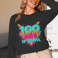 Happy 100 Days Of School Costume Baseball Drip Ice Cream Unisex Long Sleeve T-Shirt Happy 100 Days Of School Costume Baseball Drip Ice Cream Unisex Long Sleeve T-Shirt