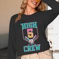 Hi 5 Birthday Party Decorations For Boy Baseball Drip 5th Unisex Long Sleeve T-Shirt Hi 5 Birthday Party Decorations For Boy Baseball Drip 5th Unisex Long Sleeve T-Shirt