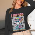 I Hit 100 Days Of School Baseball Ice Cram Drip 100th Boys Unisex Long Sleeve T-Shirt I Hit 100 Days Of School Baseball Ice Cram Drip 100th Boys Unisex Long Sleeve T-Shirt
