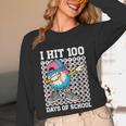 I Hit 100 Days Of School Baseball Ice Cream Drip Boys Girls Unisex Long Sleeve T-Shirt I Hit 100 Days Of School Baseball Ice Cream Drip Boys Girls Unisex Long Sleeve T-Shirt