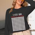 I Hit 100 Days Of School Baseball Lover Teacher Student Unisex Long Sleeve T-Shirt I Hit 100 Days Of School Baseball Lover Teacher Student Unisex Long Sleeve T-Shirt