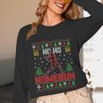 Ho Ho Homerun Xmas Sports Player Baseball Ugly Christmas Unisex Long Sleeve T-Shirt Ho Ho Homerun Xmas Sports Player Baseball Ugly Christmas Unisex Long Sleeve T-Shirt