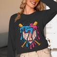 HUGvyn 7th Birthday Baseball Ice Cream Drip Number 7 Kid Boy Unisex Long Sleeve T-Shirt HUGvyn 7th Birthday Baseball Ice Cream Drip Number 7 Kid Boy Unisex Long Sleeve T-Shirt