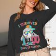 HUGvyn I Survived 100 Days Of School Baseball 6 7 Ice Cream Unisex Long Sleeve T-Shirt HUGvyn I Survived 100 Days Of School Baseball 6 7 Ice Cream Unisex Long Sleeve T-Shirt