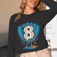 Ice Cream Baseball Glove 8th Birthday Edition Unisex Long Sleeve T-Shirt
