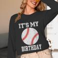 It’s My Birthday Baseball Vintage Style Unisex Long Sleeve T-Shirt