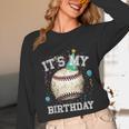 Its My Birthday Vintage Baseball Celebration For Men Kids Unisex Long Sleeve T-Shirt Its My Birthday Vintage Baseball Celebration For Men Kids Unisex Long Sleeve T-Shirt