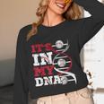 ITS In My DNA Baseball Sport Player Saying Baseball Fan Unisex Long Sleeve T-Shirt ITS In My DNA Baseball Sport Player Saying Baseball Fan Unisex Long Sleeve T-Shirt