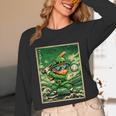 Leprechaun Playing Baseball Japanese Art St Patricks Day Unisex Long Sleeve T-Shirt Leprechaun Playing Baseball Japanese Art St Patricks Day Unisex Long Sleeve T-Shirt