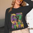 Mardi Gras Six Seven Baseball Drip Number 6 7 Meme Unisex Long Sleeve T-Shirt Mardi Gras Six Seven Baseball Drip Number 6 7 Meme Unisex Long Sleeve T-Shirt