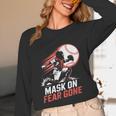 Mask On Fear Gone Baseball Catcher Softball Unisex Long Sleeve T-Shirt Mask On Fear Gone Baseball Catcher Softball Unisex Long Sleeve T-Shirt