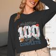 Mission 100 Days Complete Baseball 100th Day Of School Boys Unisex Long Sleeve T-Shirt Mission 100 Days Complete Baseball 100th Day Of School Boys Unisex Long Sleeve T-Shirt