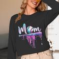 Mom Baseball Ice Cream Drip Birthday Boy Family Unisex Long Sleeve T-Shirt Mom Baseball Ice Cream Drip Birthday Boy Family Unisex Long Sleeve T-Shirt