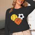 Mom Sports Heart Soccer Basketball Baseball Softball Unisex Long Sleeve T-Shirt Mom Sports Heart Soccer Basketball Baseball Softball Unisex Long Sleeve T-Shirt