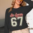 Number 67 Meme Six Seven Baseball Style Kids Boy Teen Unisex Long Sleeve T-Shirt Number 67 Meme Six Seven Baseball Style Kids Boy Teen Unisex Long Sleeve T-Shirt