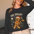 Oh Snap Gingerbreadman Christmas Baseball Unisex Long Sleeve T-Shirt Oh Snap Gingerbreadman Christmas Baseball Unisex Long Sleeve T-Shirt
