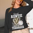Proud Auntie Of An Official Teenager 13th Birthday Baseball Unisex Long Sleeve T-Shirt Proud Auntie Of An Official Teenager 13th Birthday Baseball Unisex Long Sleeve T-Shirt