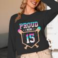 Proud Mom Baseball Player Number 15 Ice Cream Drip Unisex Long Sleeve T-Shirt Proud Mom Baseball Player Number 15 Ice Cream Drip Unisex Long Sleeve T-Shirt