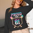 Proud Mom Baseball Player Number 81 Ice Cream Drip Unisex Long Sleeve T-Shirt Proud Mom Baseball Player Number 81 Ice Cream Drip Unisex Long Sleeve T-Shirt