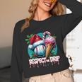 Respect The Drip Baseball Christmas Holiday Unisex Long Sleeve T-Shirt