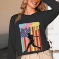Retro Baseball Drip Boys Ice Cream Patriotic American Flag Unisex Long Sleeve T-Shirt Retro Baseball Drip Boys Ice Cream Patriotic American Flag Unisex Long Sleeve T-Shirt