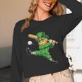 Retro Leprechaun Baseball St Patricks Day Sport Men Boy Kids Unisex Long Sleeve T-Shirt Retro Leprechaun Baseball St Patricks Day Sport Men Boy Kids Unisex Long Sleeve T-Shirt