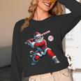 Santa Baseball Six Seven 6 7 Meme Christmas Men Boys Player Unisex Long Sleeve T-Shirt Santa Baseball Six Seven 6 7 Meme Christmas Men Boys Player Unisex Long Sleeve T-Shirt