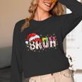 Santa Bruh Baseball Christmas Xmas Meme Pajamas Family Unisex Long Sleeve T-Shirt
