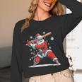 Santa Playing Baseball Christmas Candy Cane Fun Xmas Holiday Unisex Long Sleeve T-Shirt Santa Playing Baseball Christmas Candy Cane Fun Xmas Holiday Unisex Long Sleeve T-Shirt