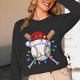 Santa Sports Christmas Baseball Player Unisex Long Sleeve T-Shirt Santa Sports Christmas Baseball Player Unisex Long Sleeve T-Shirt