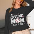 Senior Mom Class Of 2026 Baseball Retro Mom Graduation 2026 Unisex Long Sleeve T-Shirt