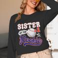 Sister Rookie Of Year 1st Birthday Baseball Theme Matching Unisex Long Sleeve T-Shirt