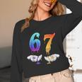 Six Seven Ice Cream Drip Cool Meme 67 Number Baseball Unisex Long Sleeve T-Shirt Six Seven Ice Cream Drip Cool Meme 67 Number Baseball Unisex Long Sleeve T-Shirt