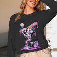 Skeleton Baseball Drip Boys Youth Kids Halloween Unisex Long Sleeve T-Shirt Skeleton Baseball Drip Boys Youth Kids Halloween Unisex Long Sleeve T-Shirt