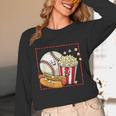 Smiling Baseball Popcorn And Hot-Dog Cartoon Apparel Unisex Long Sleeve T-Shirt Smiling Baseball Popcorn And Hot-Dog Cartoon Apparel Unisex Long Sleeve T-Shirt