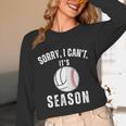 Sorry I Can't It's Volleyball Baseball Season Mom Of Both Unisex Long Sleeve T-Shirt Sorry I Can't It's Volleyball Baseball Season Mom Of Both Unisex Long Sleeve T-Shirt