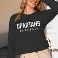 Spartans Baseball Inspired Unisex Long Sleeve T-Shirt Spartans Baseball Inspired Unisex Long Sleeve T-Shirt