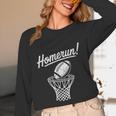 Sports Homerun Football Basketball Baseball Joke Tee Unisex Long Sleeve T-Shirt