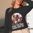 Steal That Base I Double Dare You Baseball Catcher Unisex Long Sleeve T-Shirt Steal That Base I Double Dare You Baseball Catcher Unisex Long Sleeve T-Shirt