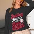 Stealing Hearts Like I Steal Bases Cute Baseball Boys Unisex Long Sleeve T-Shirt Stealing Hearts Like I Steal Bases Cute Baseball Boys Unisex Long Sleeve T-Shirt