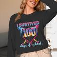 I Survived 100 Days Of School Baseball Boys Students Unisex Long Sleeve T-Shirt I Survived 100 Days Of School Baseball Boys Students Unisex Long Sleeve T-Shirt