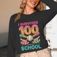 I Survived 100 Days Of School Baseball Ice Cream Drip Unisex Long Sleeve T-Shirt I Survived 100 Days Of School Baseball Ice Cream Drip Unisex Long Sleeve T-Shirt