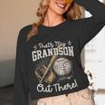 That's My Grandson Out There Jersey Number 55 Baseball Unisex Long Sleeve T-Shirt That's My Grandson Out There Jersey Number 55 Baseball Unisex Long Sleeve T-Shirt