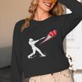 Valentines Day Baseball Batter Silhouette Heart Unisex Long Sleeve T-Shirt Valentines Day Baseball Batter Silhouette Heart Unisex Long Sleeve T-Shirt