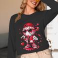 Valentines Day Baseball Drip Ice Cream For Boys Kids Teens Unisex Long Sleeve T-Shirt