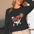 Valentines Day Baseball Heart Gloves Cute Boys Kid Youth Men Unisex Long Sleeve T-Shirt