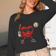 Valentines Day Baseball Red Heart Love Boys Kids Tee Unisex Long Sleeve T-Shirt Valentines Day Baseball Red Heart Love Boys Kids Tee Unisex Long Sleeve T-Shirt